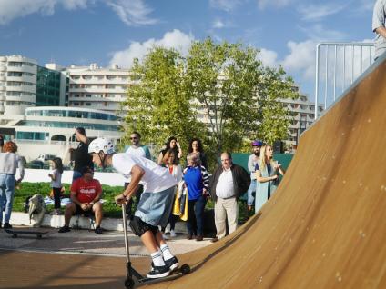 Inauguração nova rampa de skate