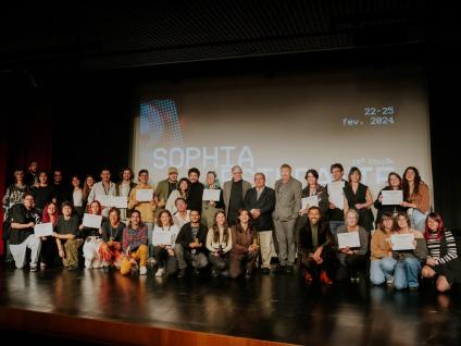 Foto dos vencedores do Sophia Estudante