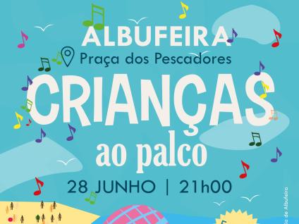 Cartaz - Crianças ao palco