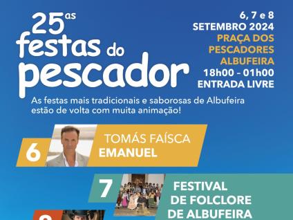 Cartaz das 25ª Festas do Pescador