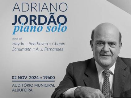 Cartaz Algarve Classic, Adriano Jordão piano solo