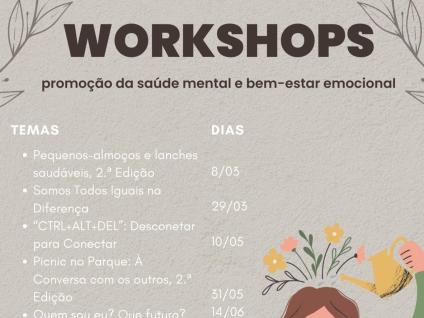 Cartaz Workshops GAJ