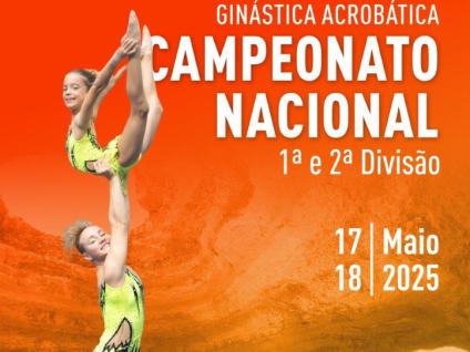 Cartaz - Campeonato Nacional de Ginástica Acrobática