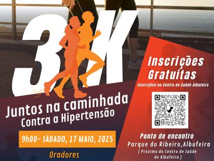 ALBUFEIRA CAMINHA CONTRA A HIPERTENSÃO