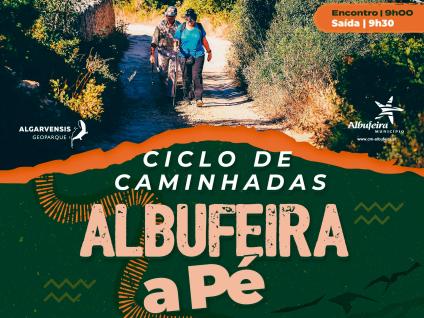 Cartaz - Ciclo de Caminhadas Albufeira a Pé