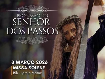 cartaz Procissão do Senhor dos Passos