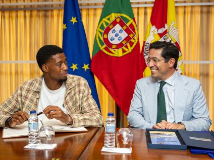 Rui Cristina recebeu Gerson Baldé