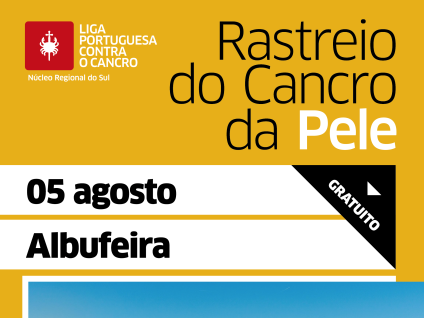 Cartaz Iniciativa de rastreio ao cancro da pele