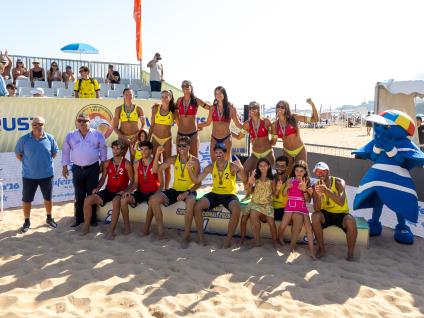 ALBUFEIRA COROOU  CAMPEÕES NACIONAIS DE VOLEIBOL DE PRAIA