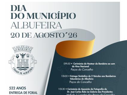 Cartaz - Programa Comemorações Dia do Município - 20 de agosto de 2026