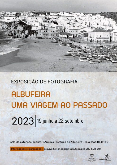 Cartaz - Exposição de Fotografia "Albufeira, uma viagem ao passado"