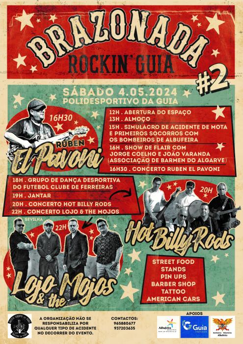 Cartaz - 2ª Edição Brazonada Rockin`Guia