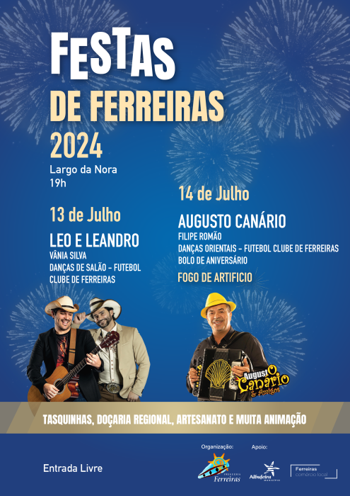Cartaz Festas das Ferreiras 2024