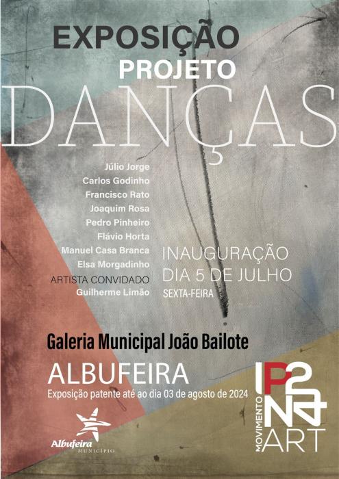 Cartaz - Exposição - Projeto Danças | Movimento IP2N4-art
