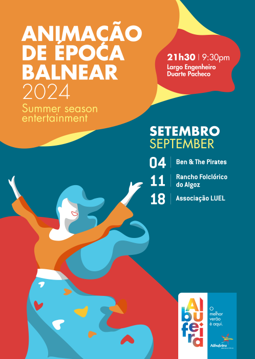 Cartaz - Animação de Época Balnear | Setembro 2024