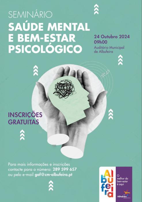 Cartaz - Seminário | SAÚDE MENTALE BEM-ESTAR PSICOLÓGICO