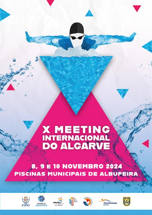 Cartaz - X Meeting Internacional do Algarve | Natação