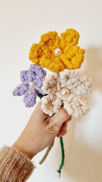 Workshop de Flores em Macramé