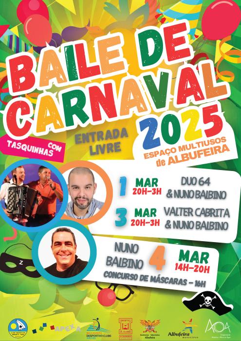 Cartaz - Baile de Carnaval