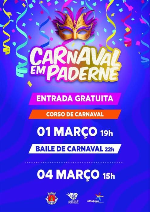 Cartaz - Carnaval em Paderne 2025