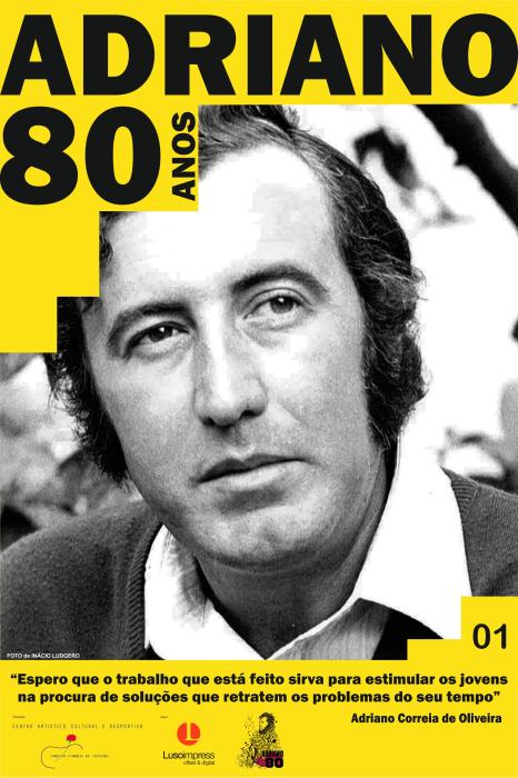 Cartaz - Exposição Adriano 80