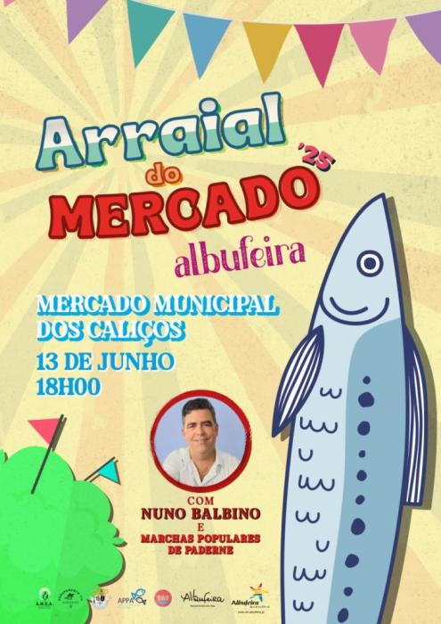 Cartaz - Arraial do Mercado '25