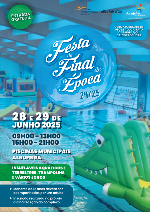 Cartaz - Festa de Final de época 24/25
