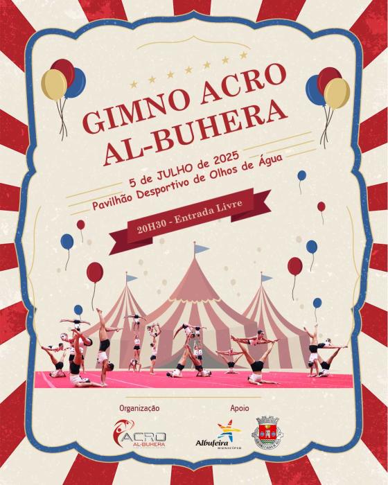 Cartaz Gimno Acro Al-buhera