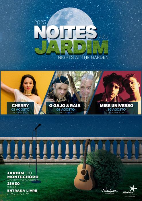 Cartaz Noites no Jardim