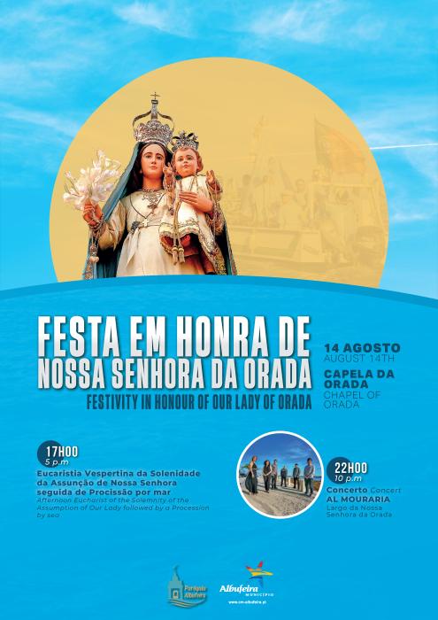 Cartaz - Festa em Honra de Nossa Senhora da Orada
