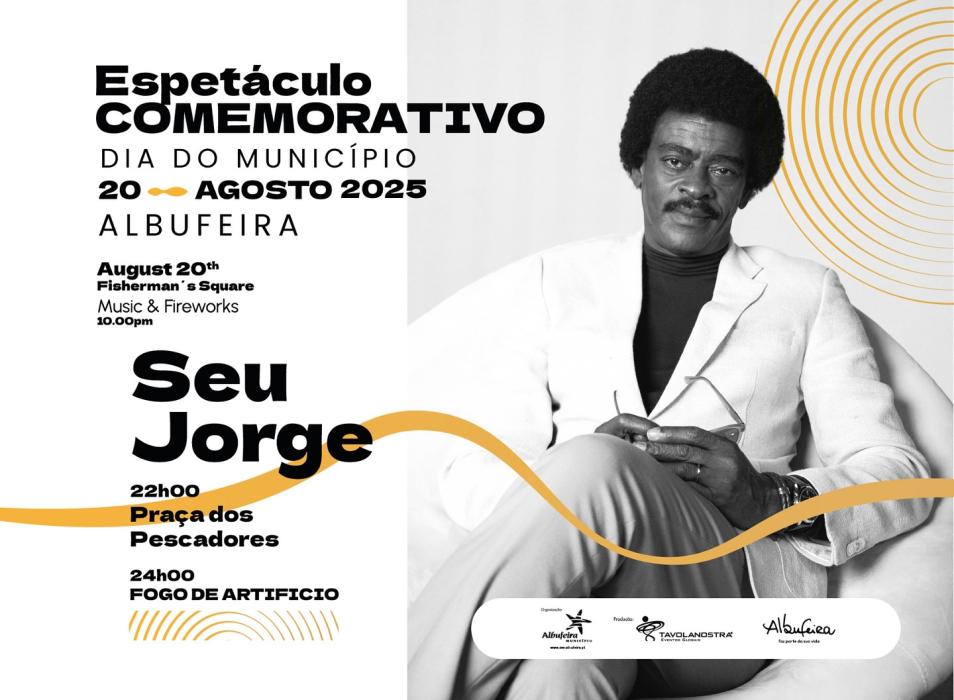 Cartaz - Espetáculo comemorativo Seu Jorge
