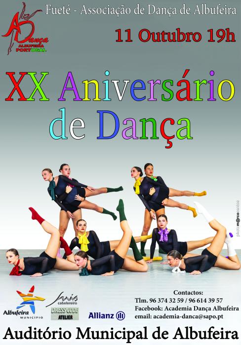 Cartaz - XX Aniversário de Dança