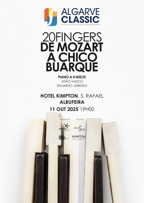 Cartaz - Algarve Classic | 20 Fingers de Mozart a Chico Buarque
