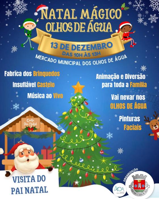 Cartaz - Natal Mágico dos Olhos de Água