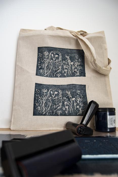 Workshop de Gravura – Impressão em Tote Bag