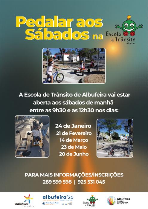 Cartaz - Pedalar aos Sábados
