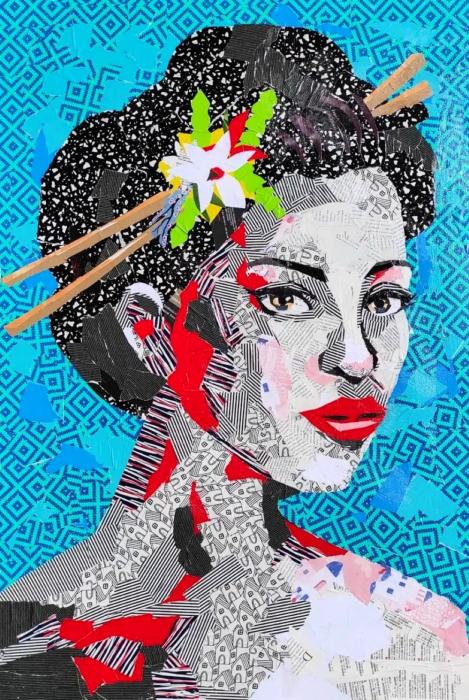 Exposição de Colagens “Papel que Sobrou, Arte que Ficou” de Ana Paula Almeida