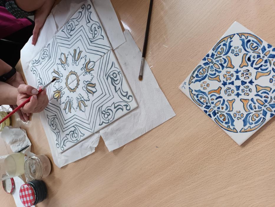 Workshop de Pintura em Azulejo