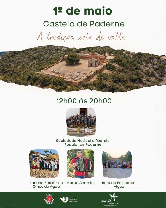Cartaz - 1º de maio | Castelo de Paderne