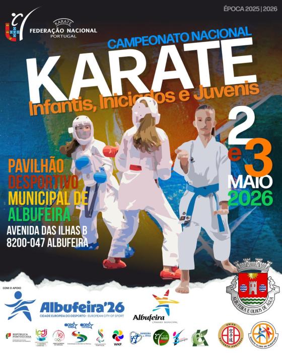 Cartaz - Campeonato Nacional de Karate