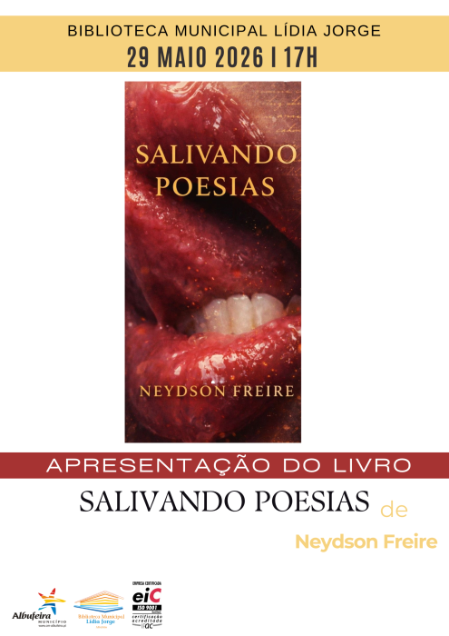 Cartaz - Apresentação de Livro "Salivando Poesias"