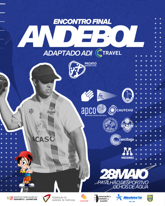 Cartaz - Encontro Final de Andebol Adaptado
