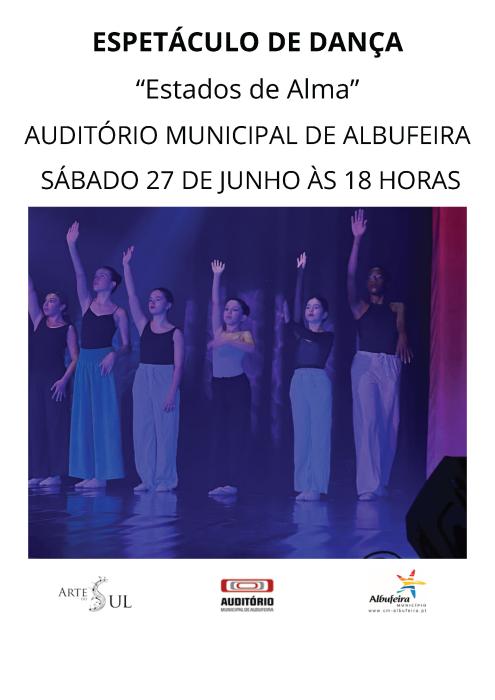 Cartaz - Espetáculo de Dança - Estados de Alma