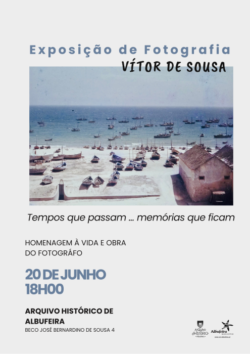 Cartaz - Exposição de Fotografia, de Vítor Sousa