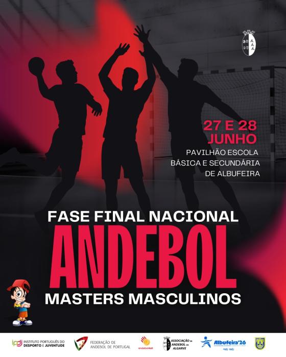 Cartaz - Fase Final Campeonato Nacional Masters Masculinos de Andebol