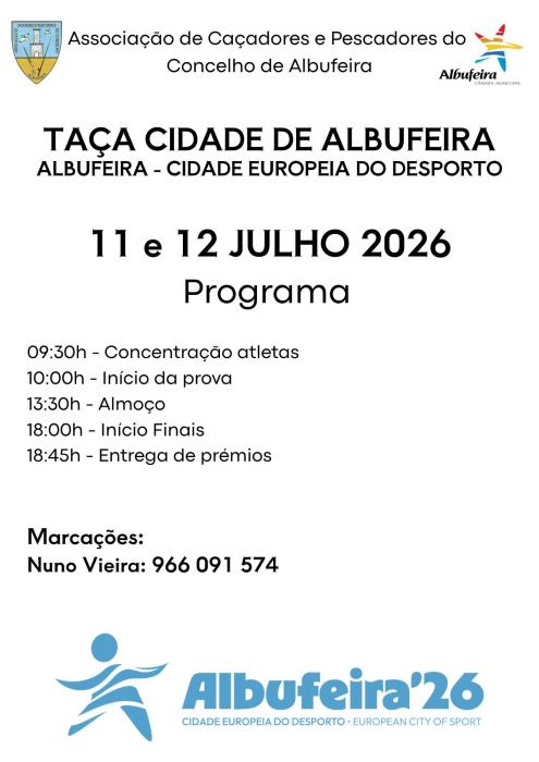 Cartaz - Taça Cidade de Albufeira