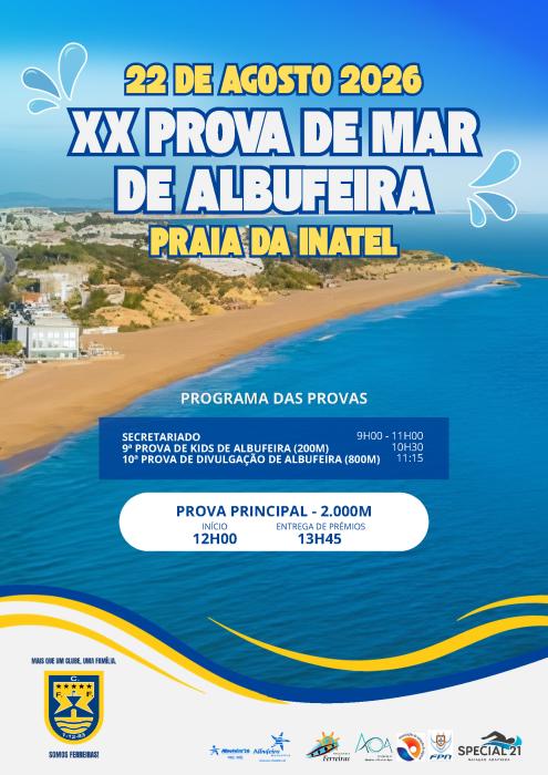 Cartaz - XX Prova de Mar de Albufeira