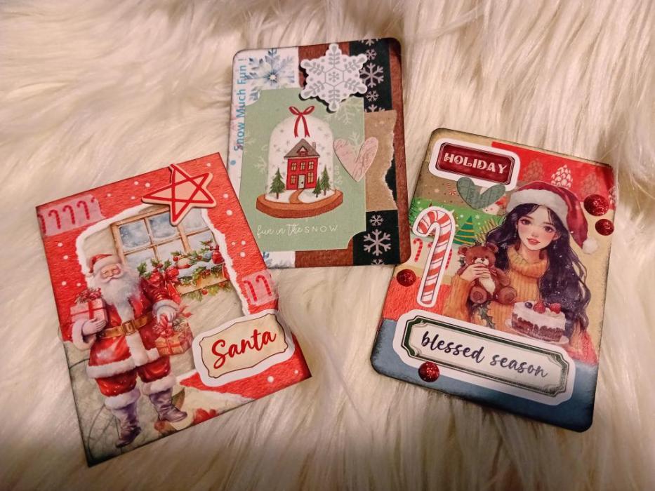 Workshop de ATC’s alusivos ao Natal