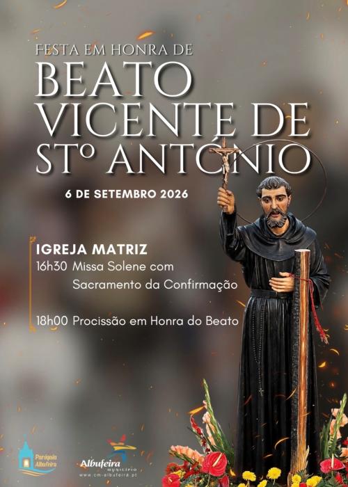 Cartaz Festa em Honra do Beato Vicente de Santo António