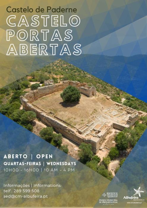 Castelo Paderne portas abertas